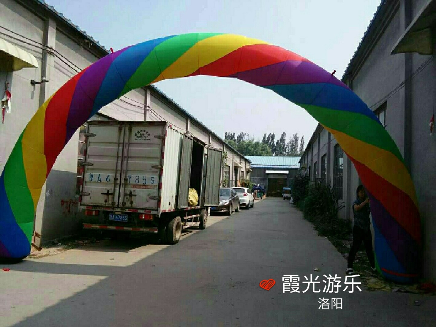 济宁彩虹喷绘气模